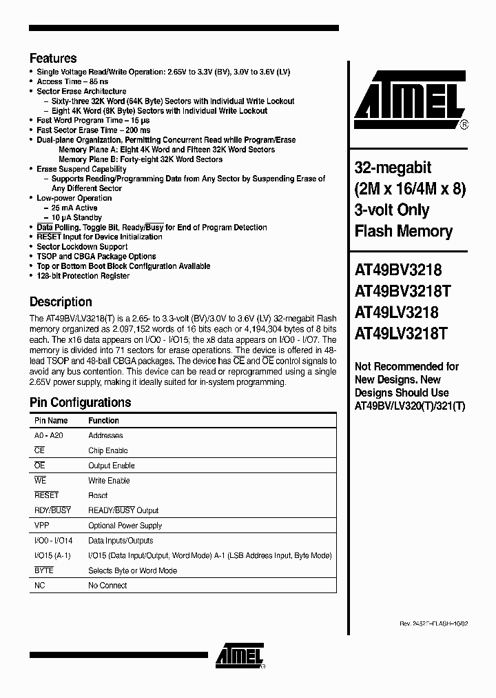 AT49LV3218-90CI_201904.PDF Datasheet
