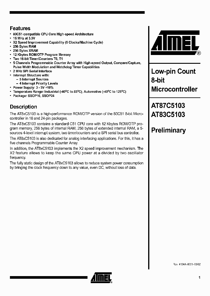 AT83C5103NBSP_206842.PDF Datasheet