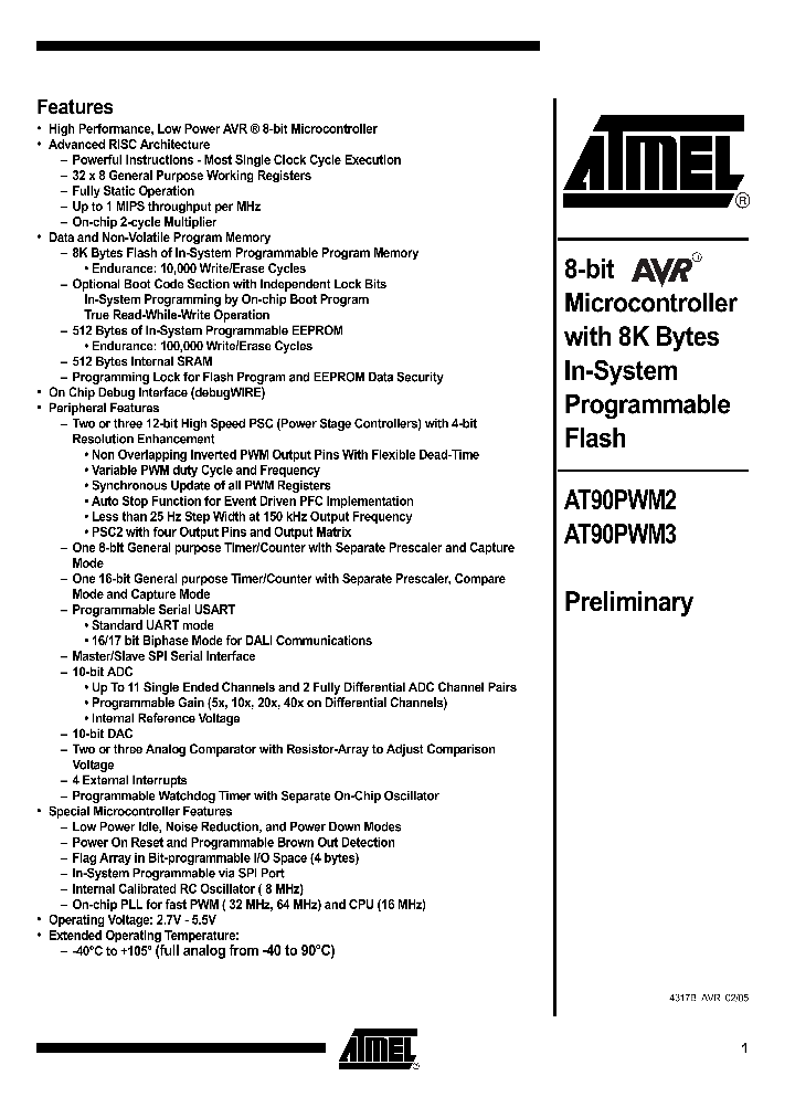 AT90PWM3_272590.PDF Datasheet