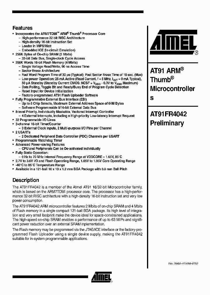 AT91FR4042NBSP_285966.PDF Datasheet