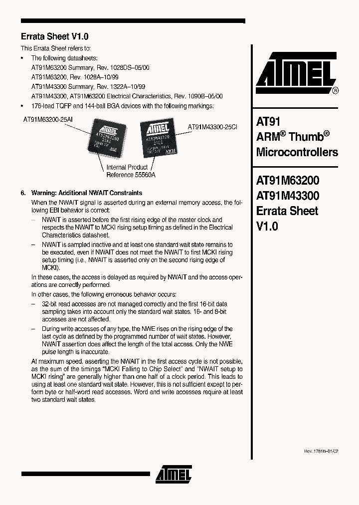 AT91M63200_288881.PDF Datasheet