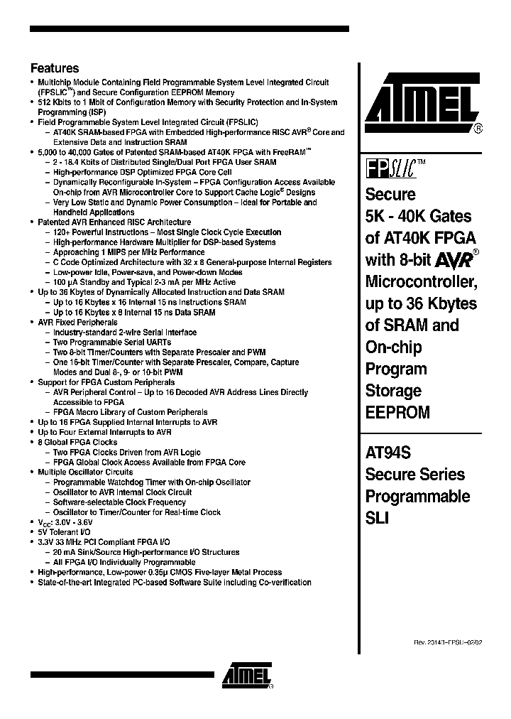 AT94S05AL_235790.PDF Datasheet