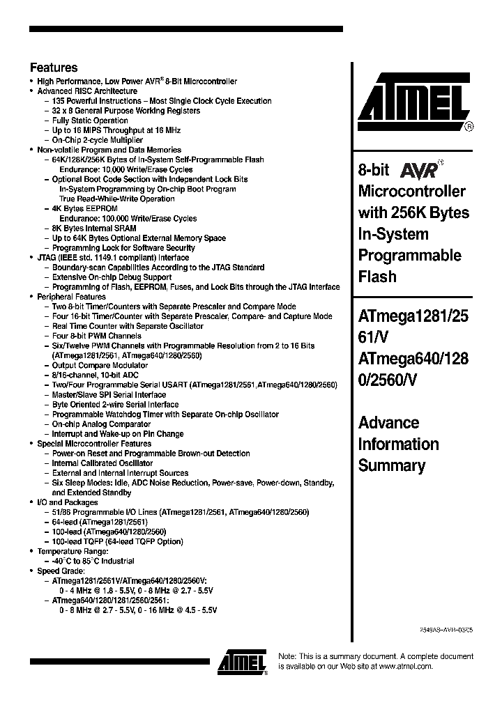 ATMEGA1280_249158.PDF Datasheet