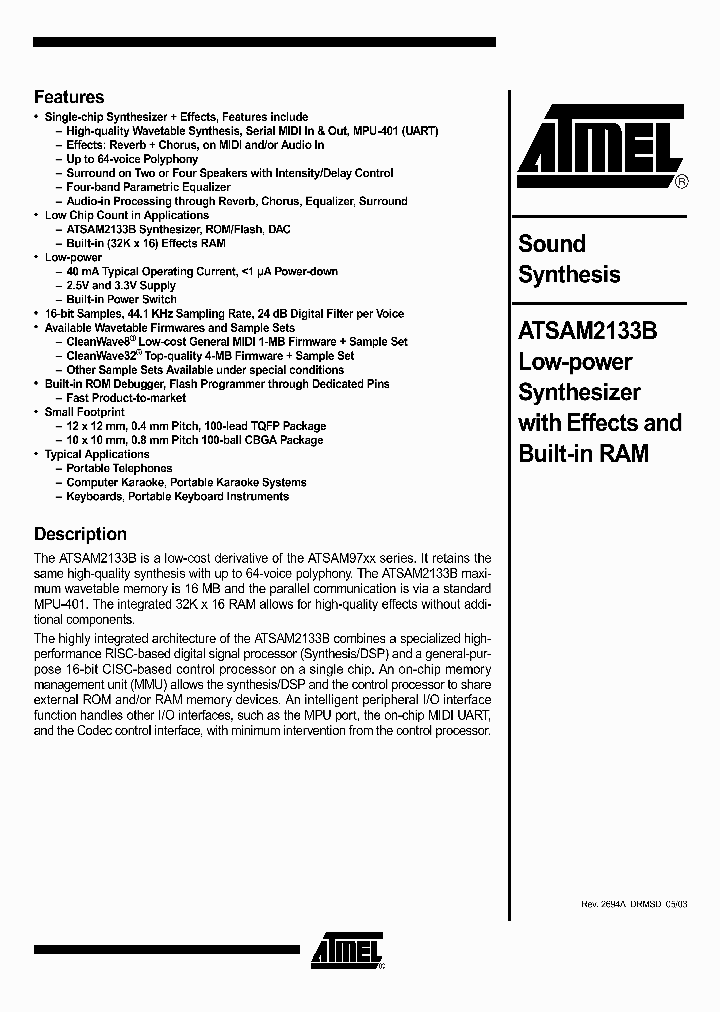 ATSAM2133B_304548.PDF Datasheet