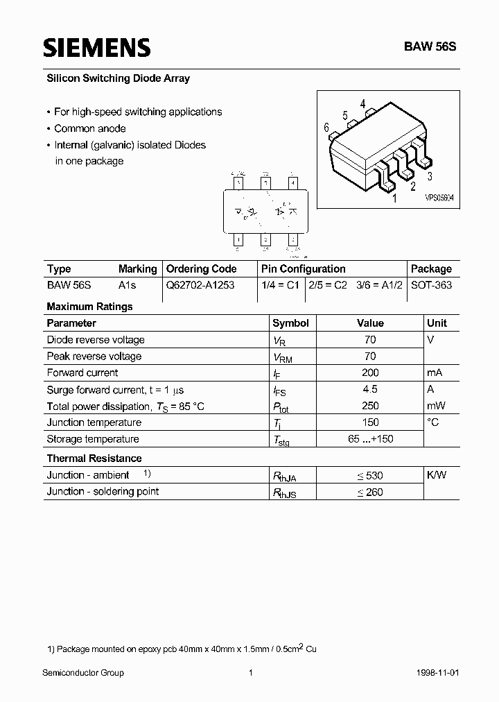 BAW56S_210359.PDF Datasheet