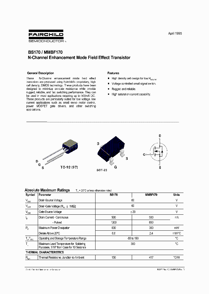 BS170MMBF170_274304.PDF Datasheet