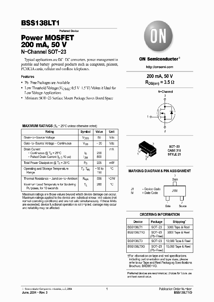 BSS138LT1_223033.PDF Datasheet
