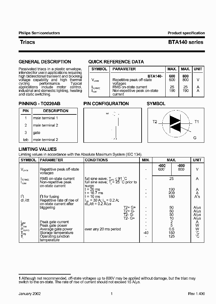 BTA140SERIES_283750.PDF Datasheet