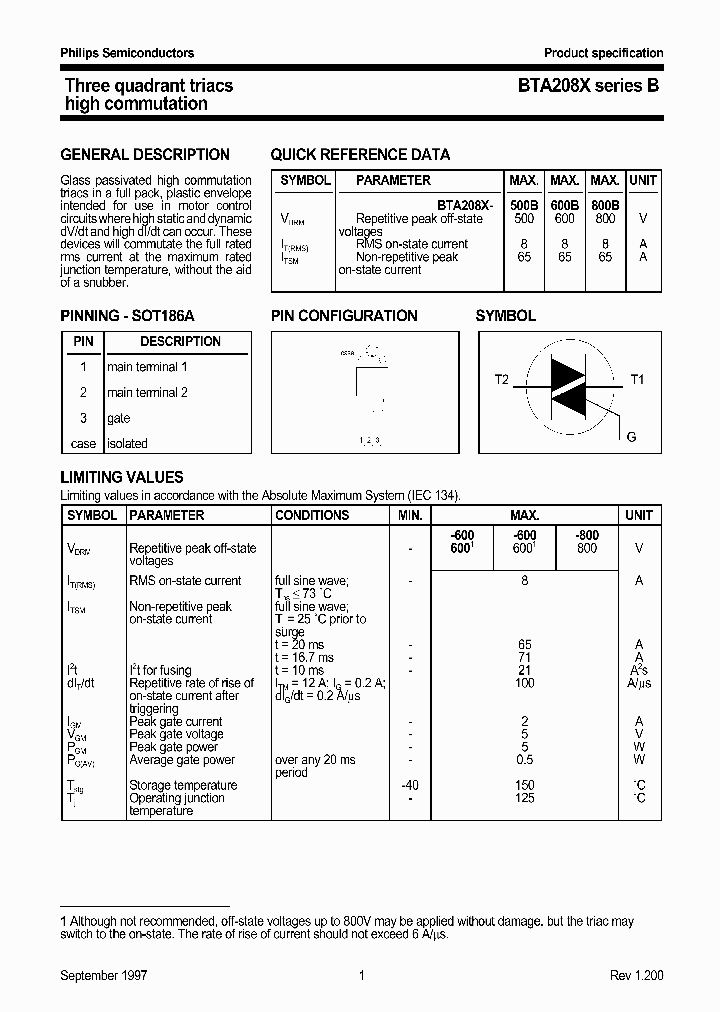 BTA208XSERIES_207332.PDF Datasheet