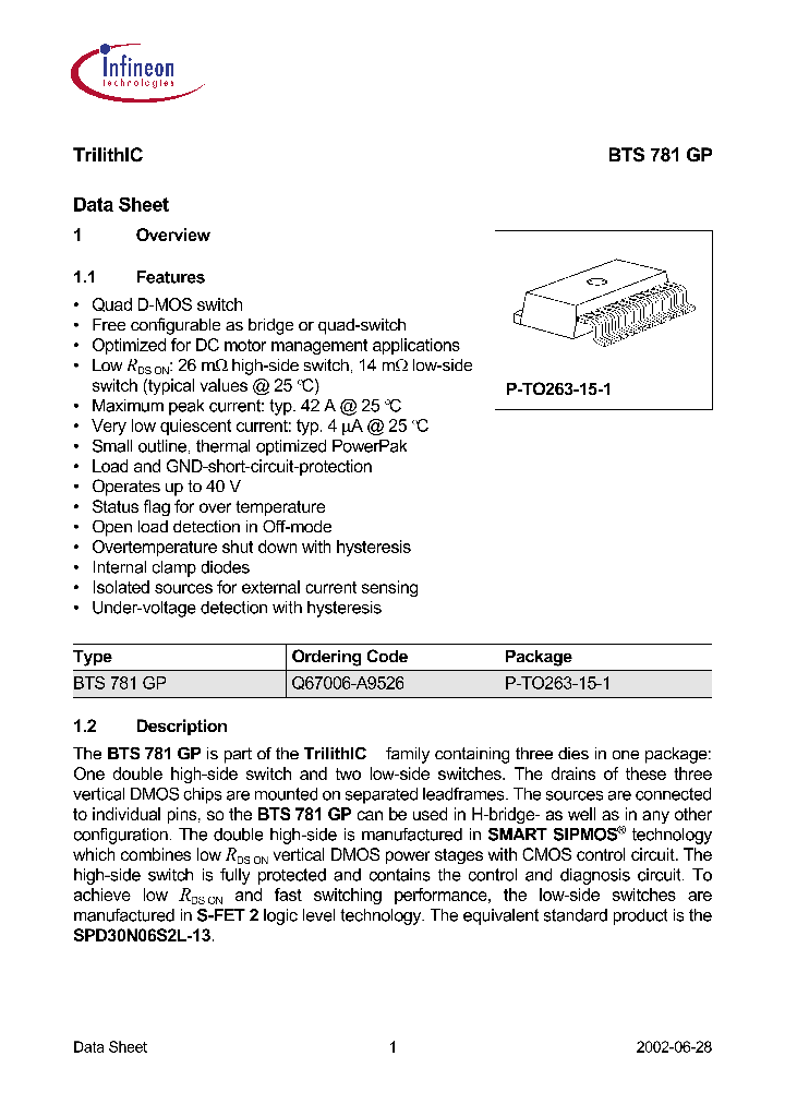 BTS781GP_269402.PDF Datasheet