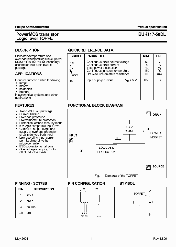 BUK117-50DL_289188.PDF Datasheet