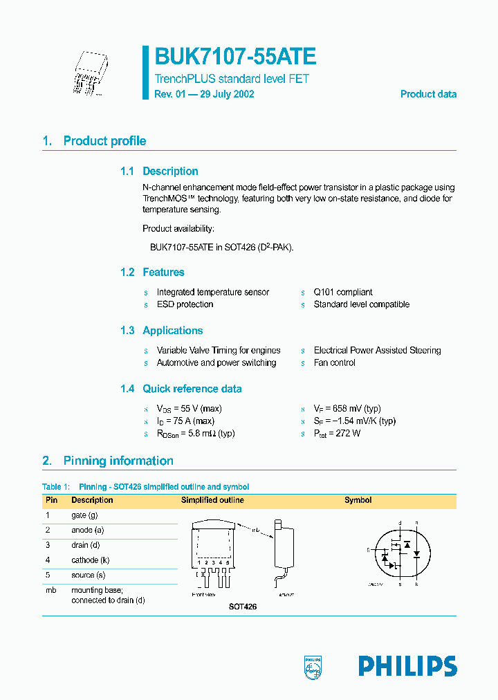 BUK7107-55ATE_283610.PDF Datasheet