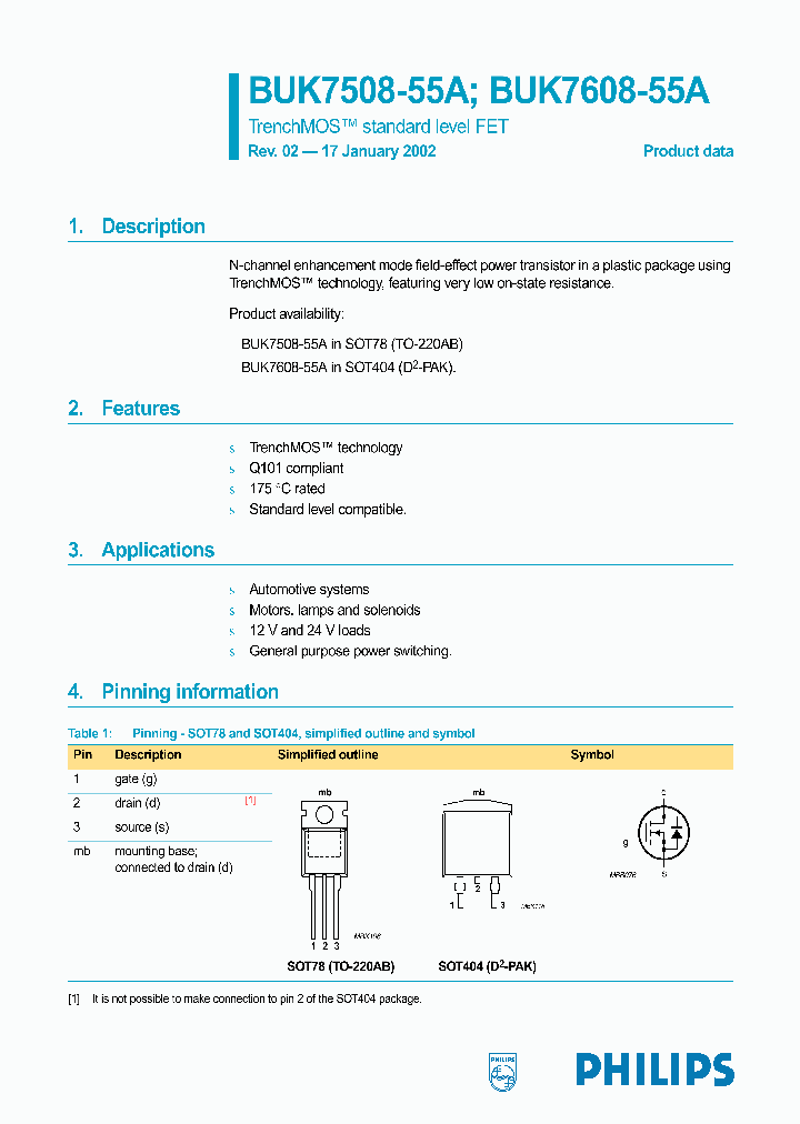 BUK7508-55A_279124.PDF Datasheet