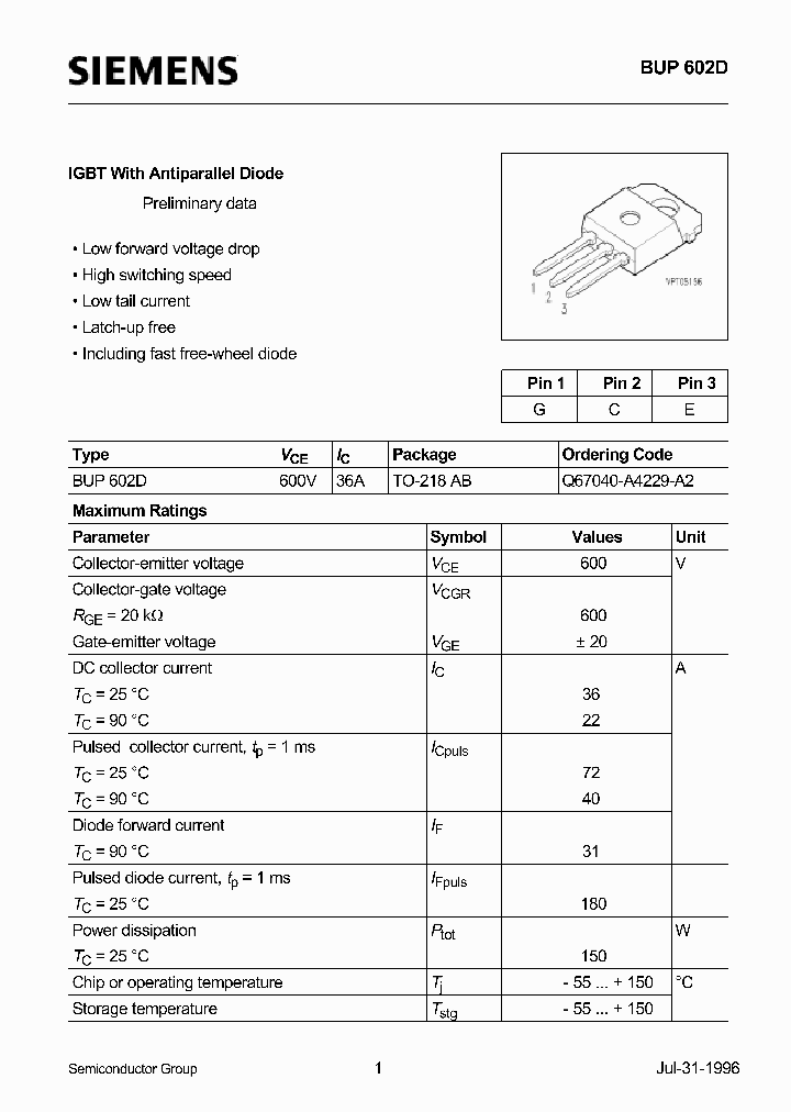 BUP602D_283796.PDF Datasheet