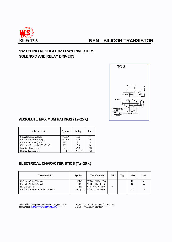 BUW13A_273647.PDF Datasheet