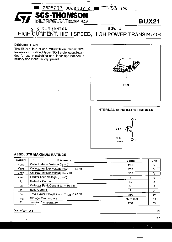 BUX21_203647.PDF Datasheet