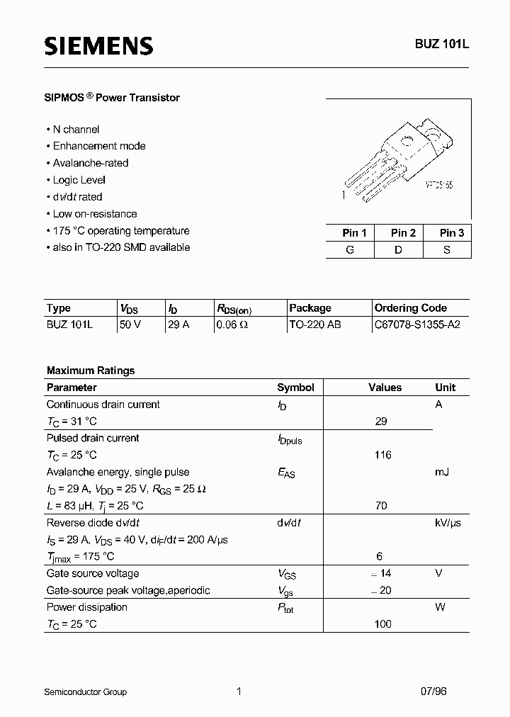 BUZ101L_292488.PDF Datasheet
