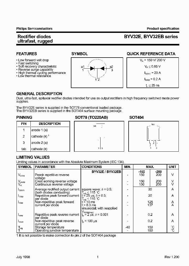 BYV32E-200_250987.PDF Datasheet