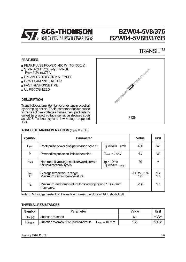 BZW045V8_54369.PDF Datasheet