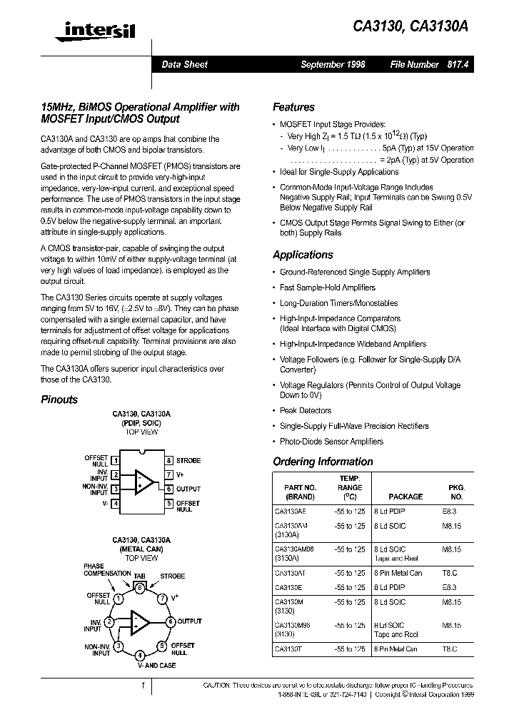CA3130_120734.PDF Datasheet