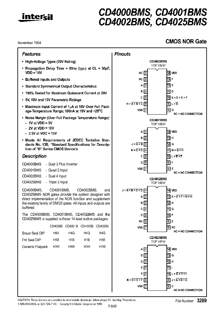 CD4025BMS_80988.PDF Datasheet