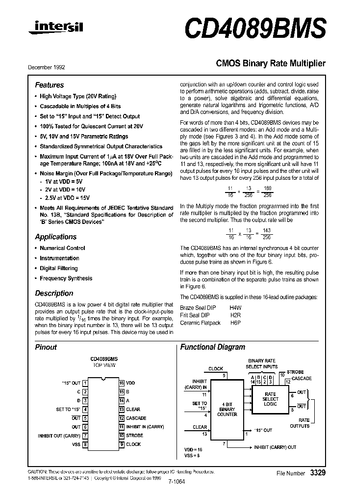 CD4089BMS_127108.PDF Datasheet