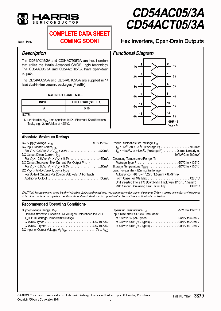 CD54ACT05_304934.PDF Datasheet