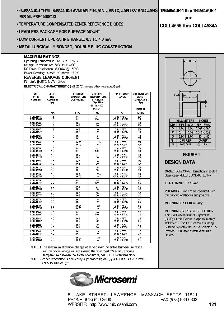 CDLL4565_285238.PDF Datasheet