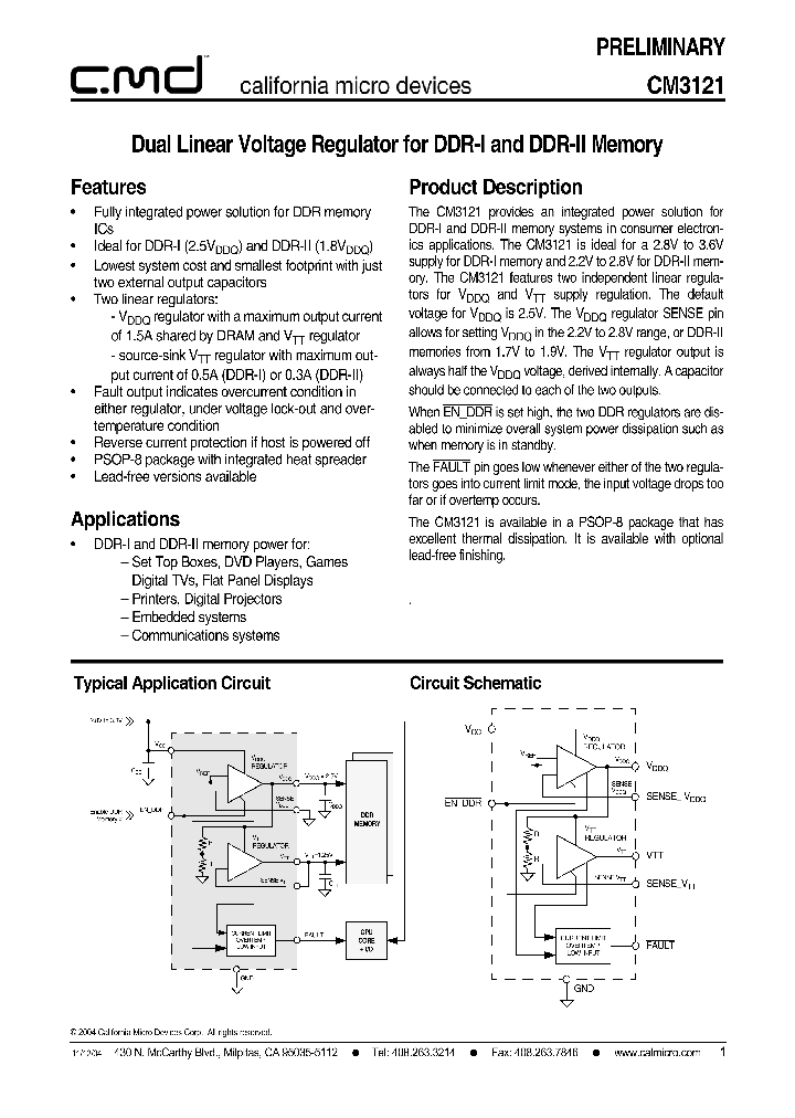 CM3121_295692.PDF Datasheet