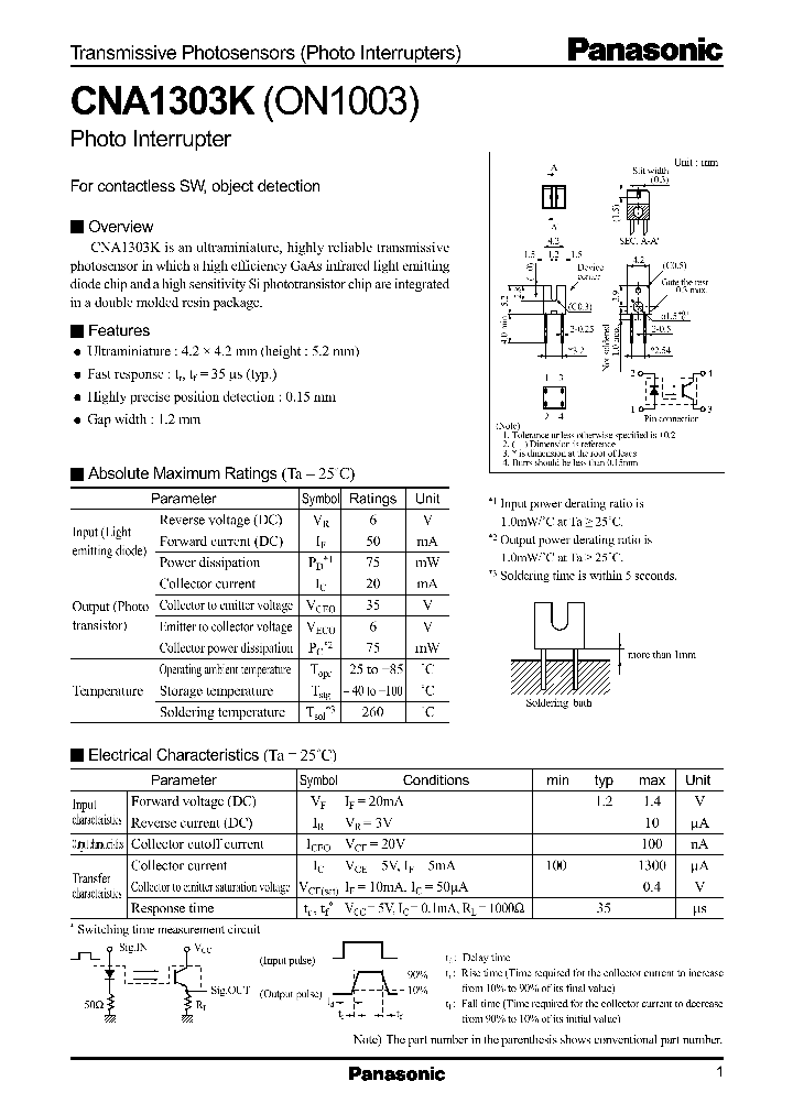 CNA1303K_288470.PDF Datasheet