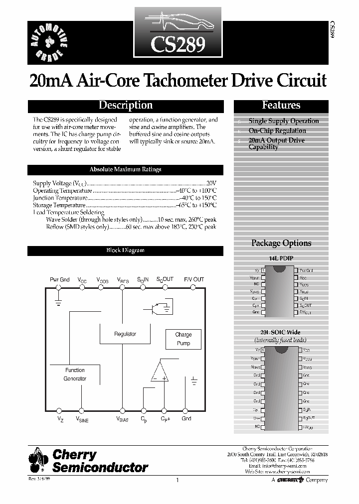 CS289GDWF2_248537.PDF Datasheet