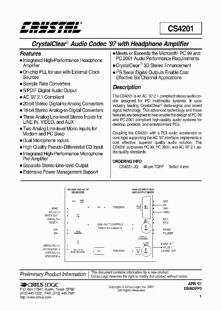 CS4201_289161.PDF Datasheet