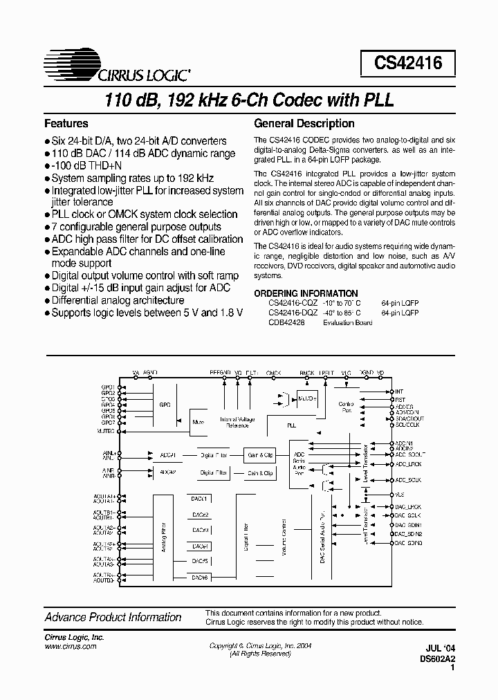 CS42416_278496.PDF Datasheet