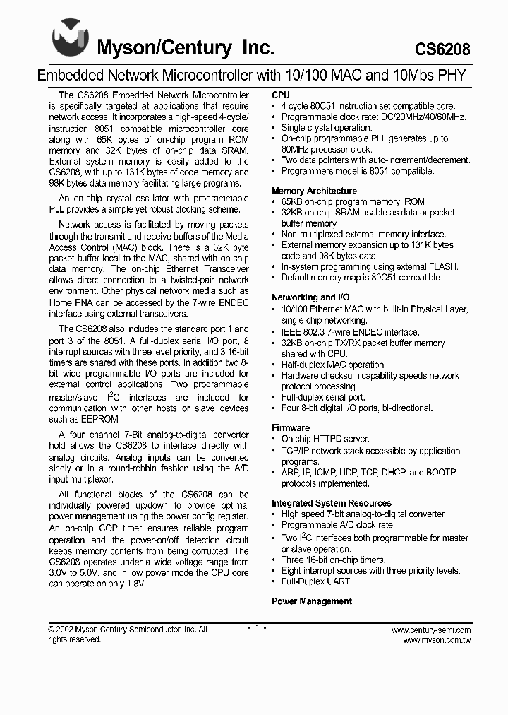 CS6208_249373.PDF Datasheet