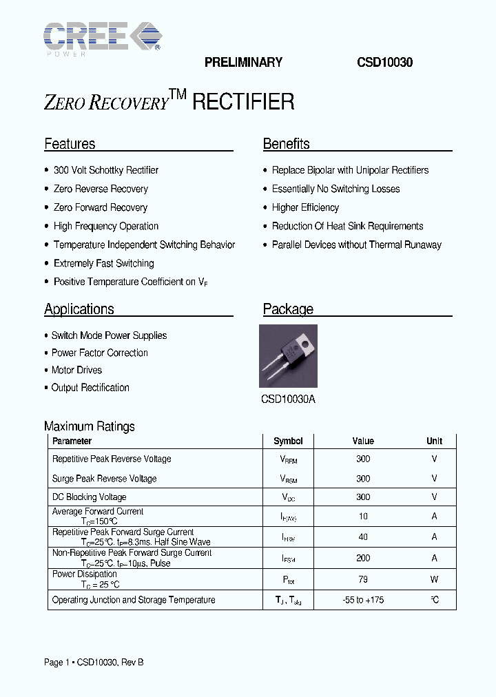 CSD10030_284659.PDF Datasheet