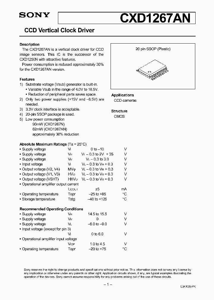 CXD1267AN_101598.PDF Datasheet