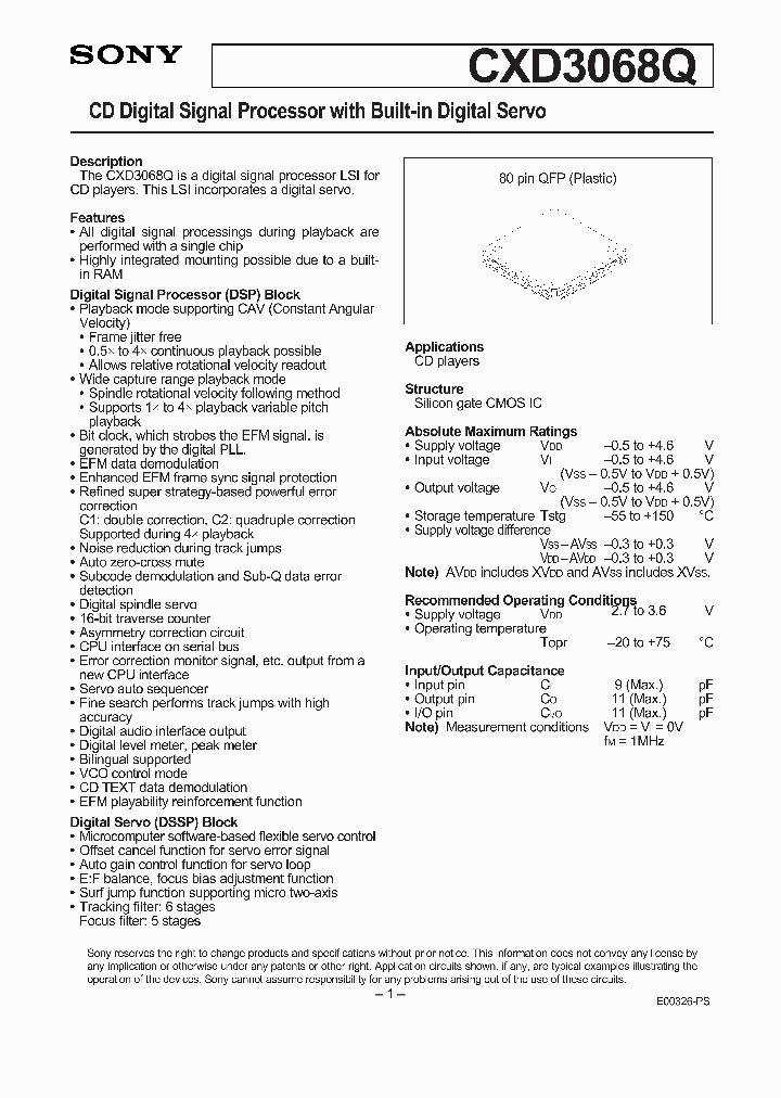 CXD3068Q_276811.PDF Datasheet
