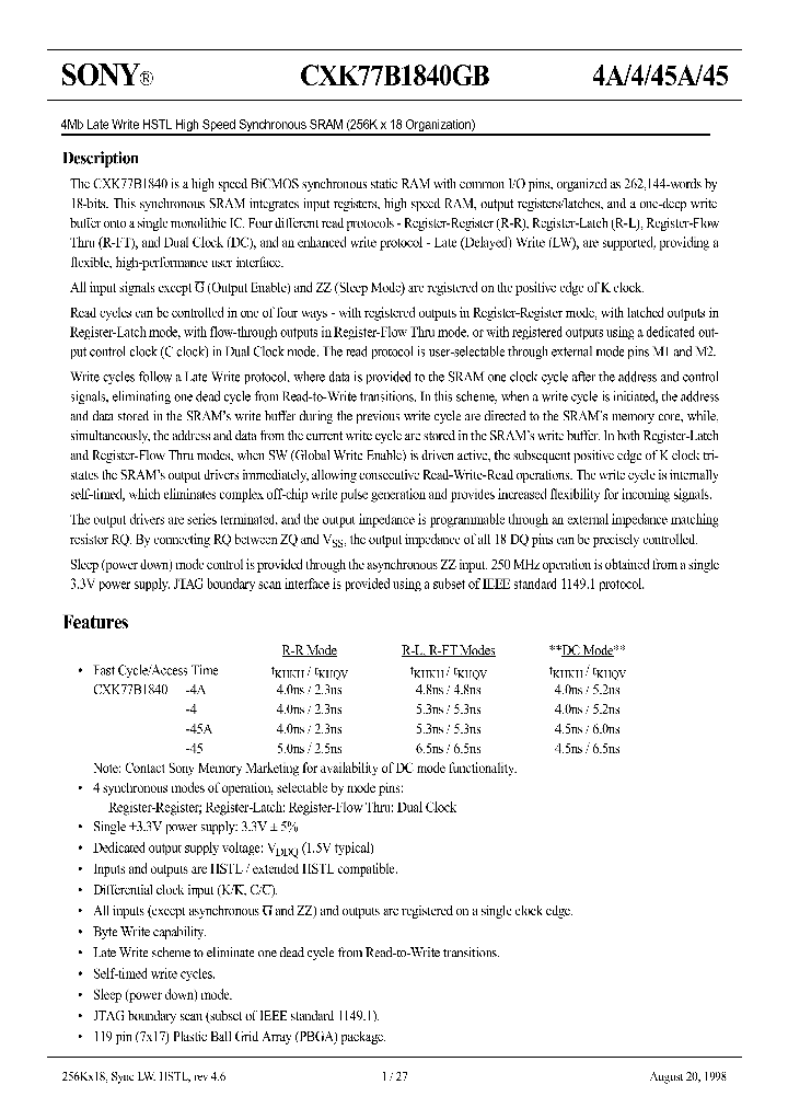CXK77B1840GB_278977.PDF Datasheet