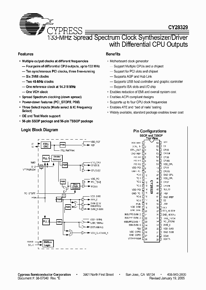 CY28329ZC_275069.PDF Datasheet