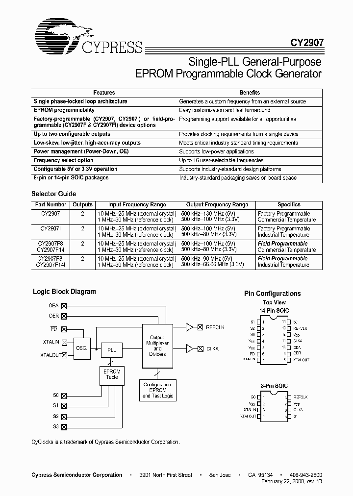 CY2907_286994.PDF Datasheet
