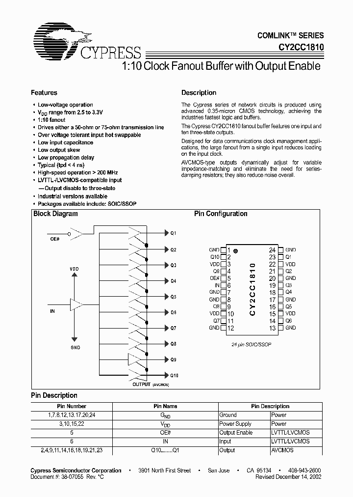 CY2CC1810NBSP_285080.PDF Datasheet