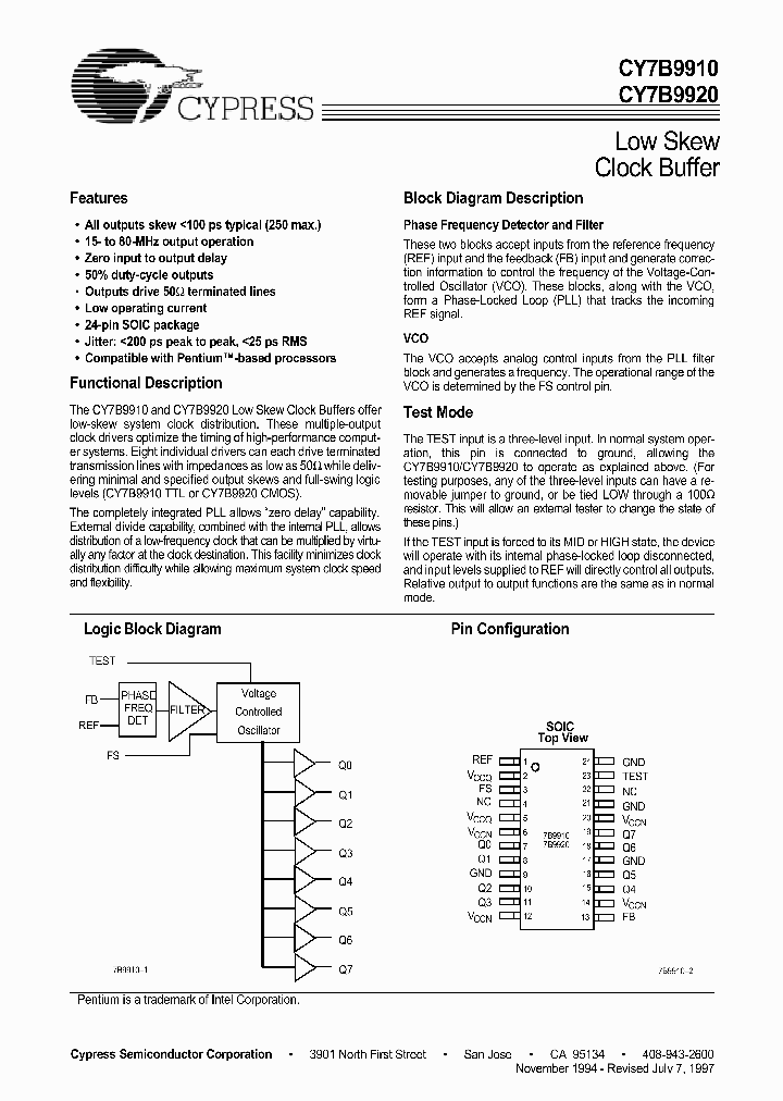 CY7B9910_296757.PDF Datasheet