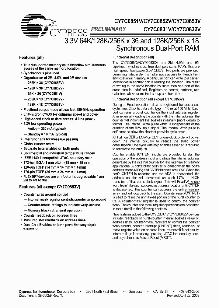 CY7C0831_274120.PDF Datasheet