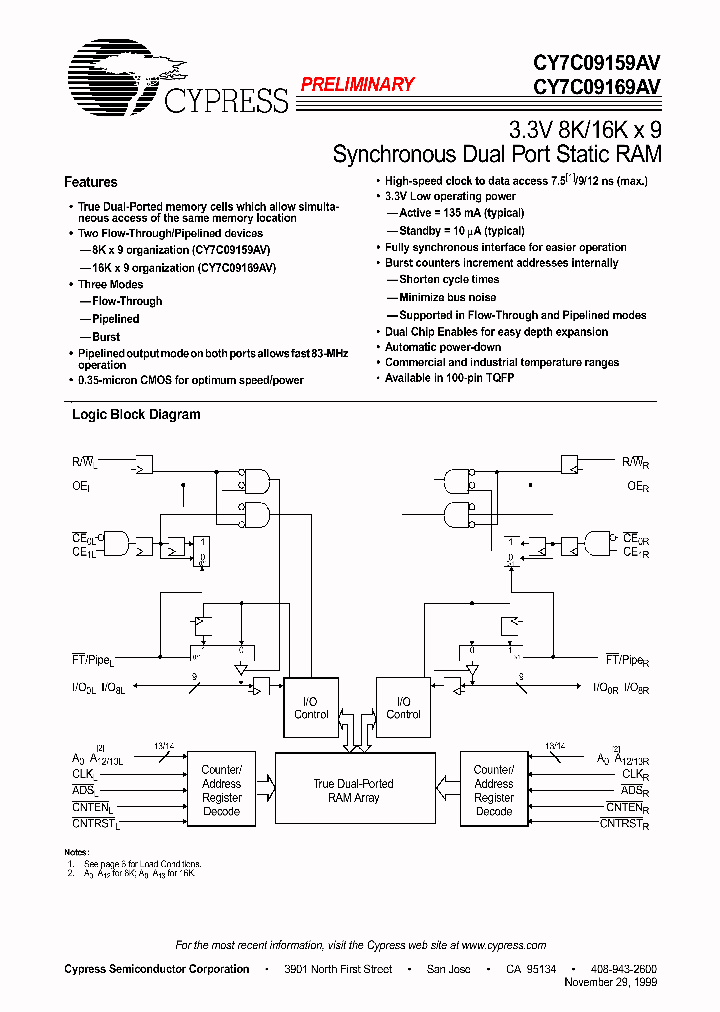 CY7C09159AV_275411.PDF Datasheet