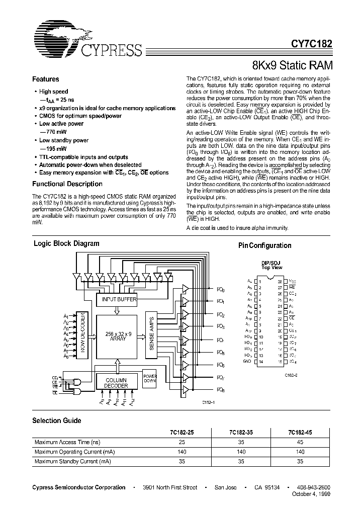 CY7C182_263832.PDF Datasheet