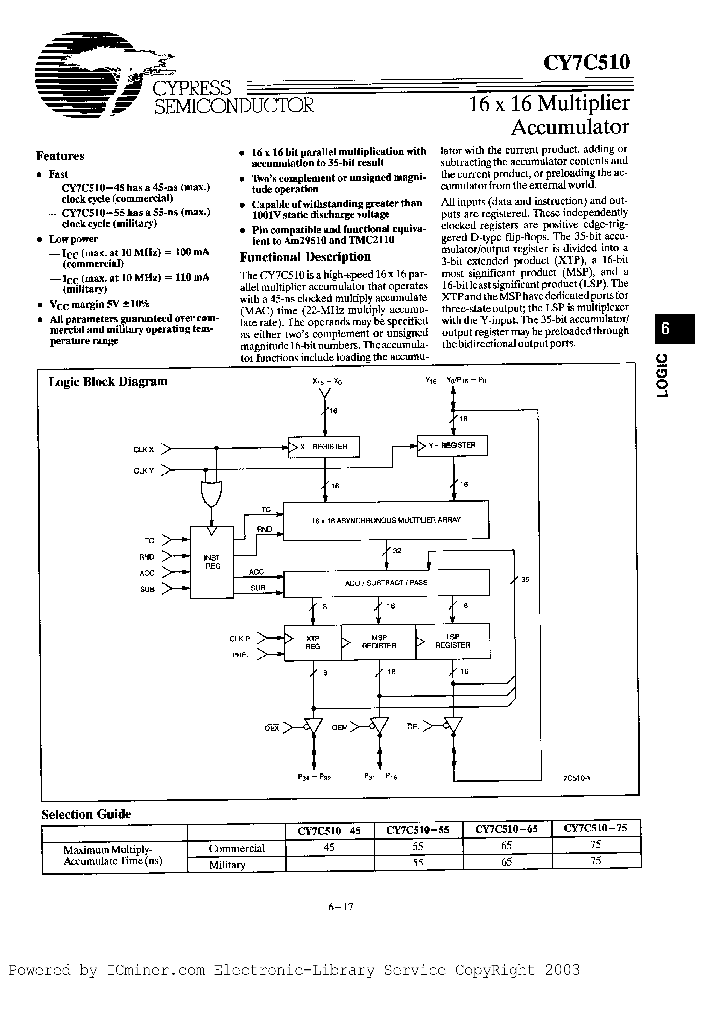CY7C510-45DC_203501.PDF Datasheet