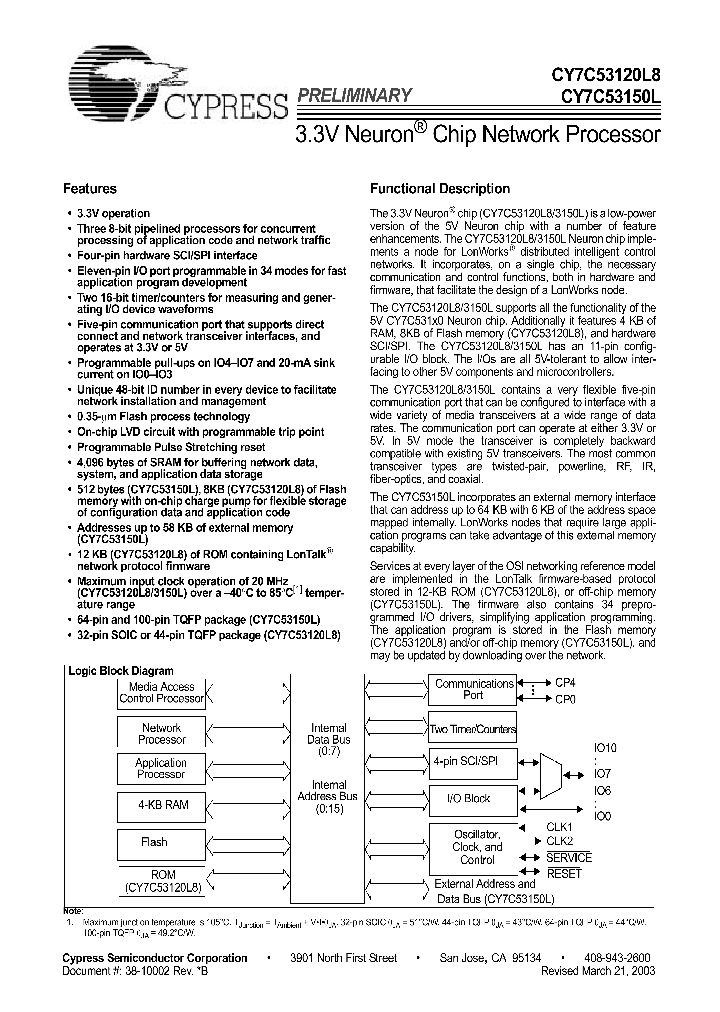 CY7C53150L_222434.PDF Datasheet
