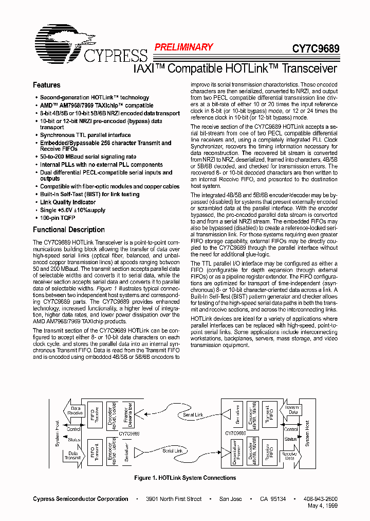 CY7C9689_213862.PDF Datasheet
