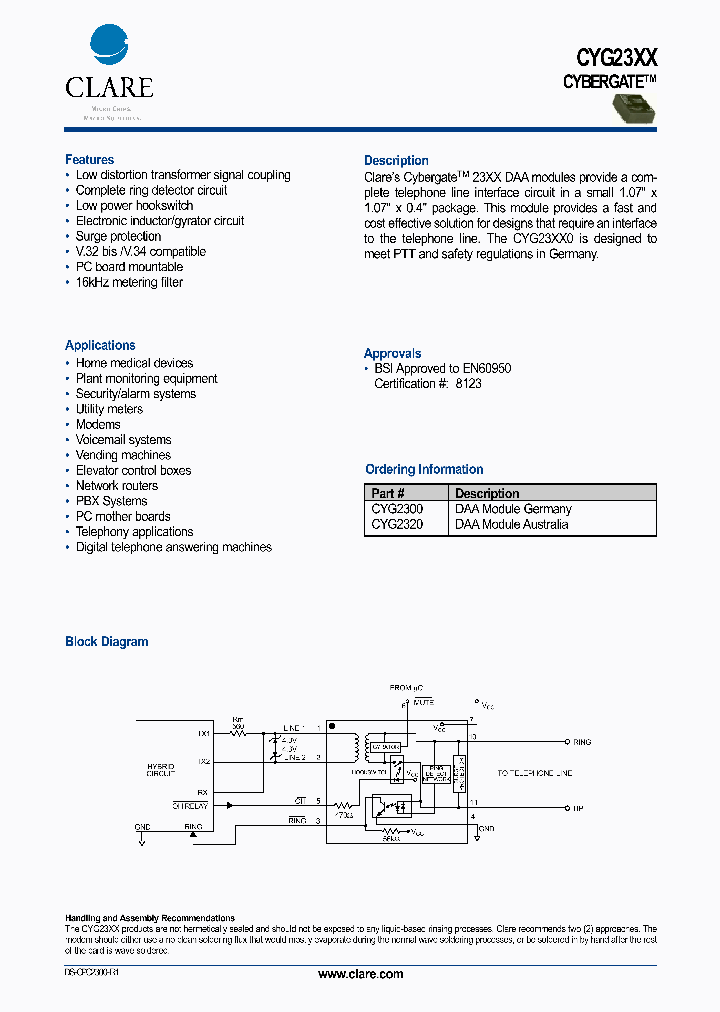 CYG2320_248813.PDF Datasheet