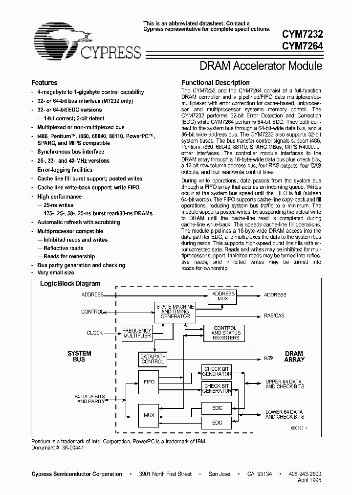CYM7232_278803.PDF Datasheet
